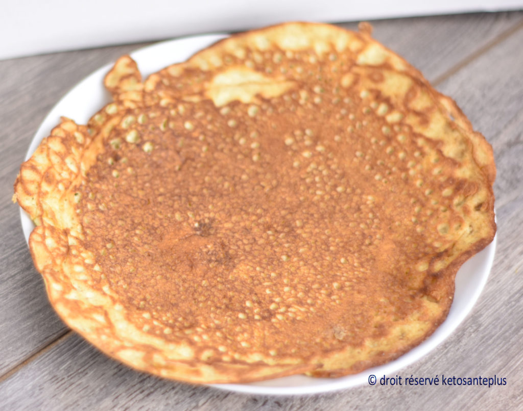 Crêpes minces keto
