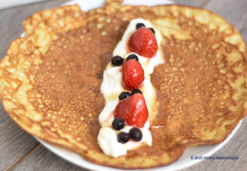 Crêpes minces keto