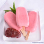 Popsicles crémeux aux fraises