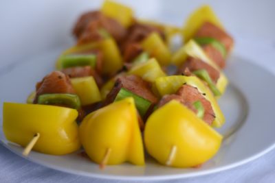 Brochettes de poulet à la grecque keto