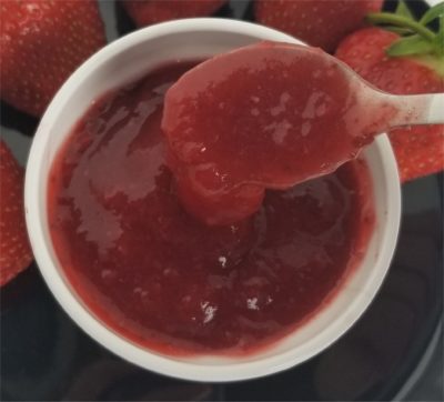 Confiture de fraises keto