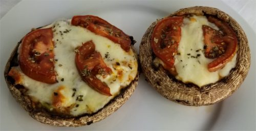Portobello farci façon pizza keto