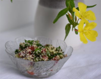 Taboulé de graines de chanvre