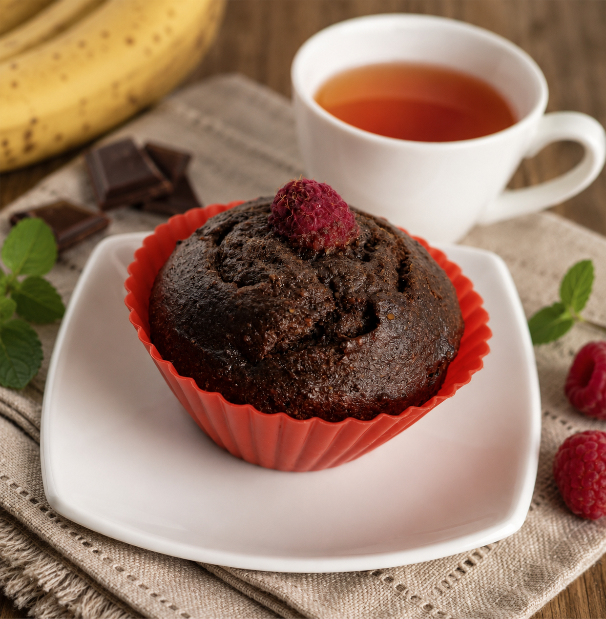 Muffins double chocolat keto