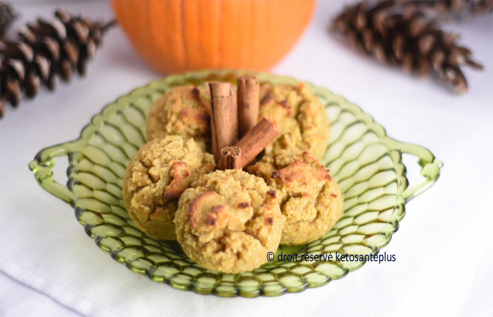 Muffins à la citrouille keto