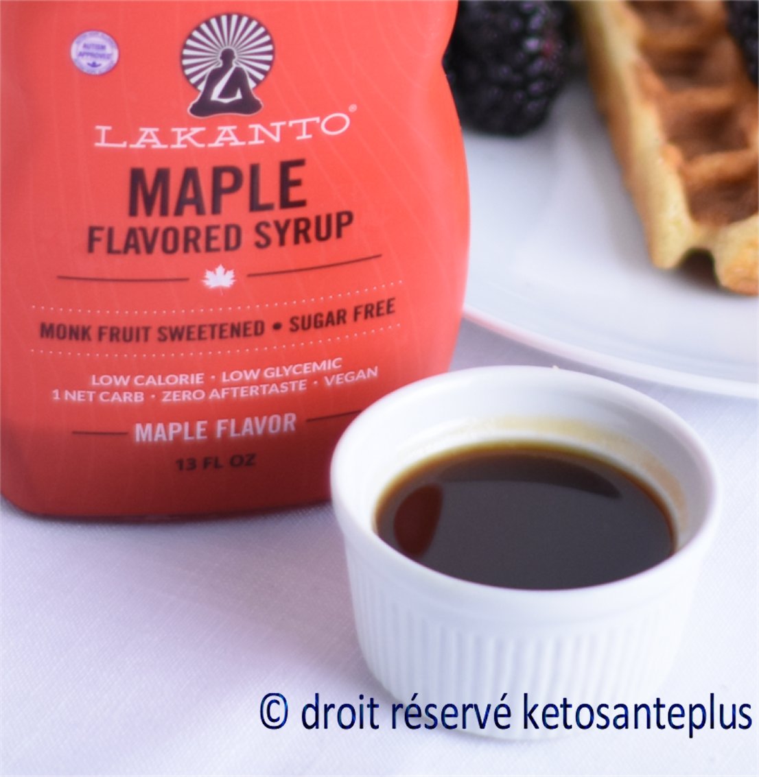 Sirop à saveur d'érable keto