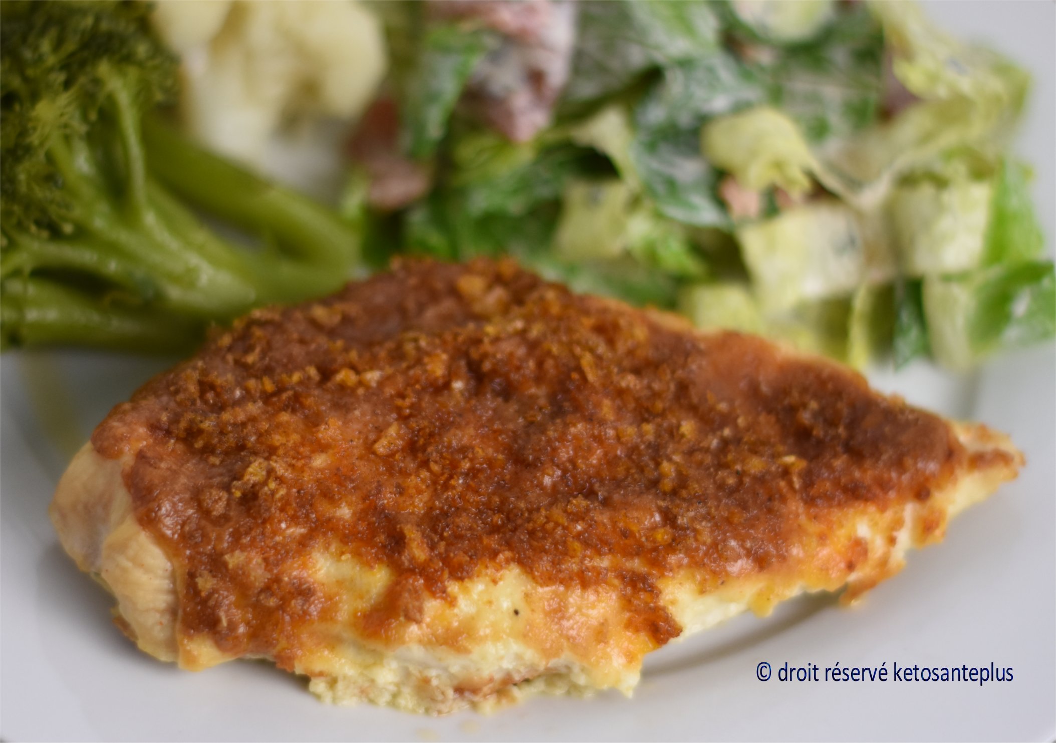 Poulet en croûte de parmesan