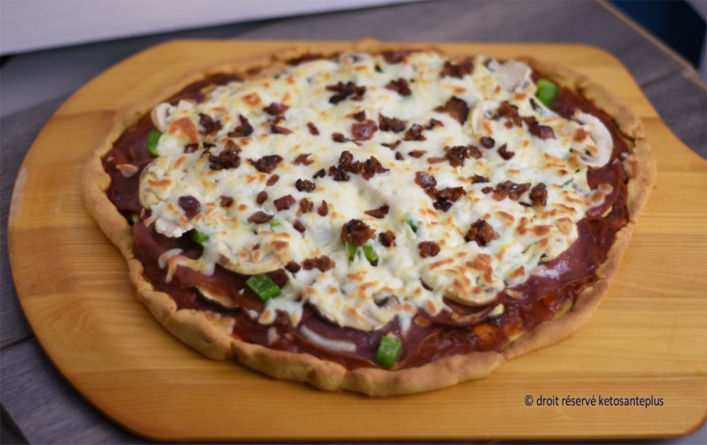 pâte à pizza keto protéinée