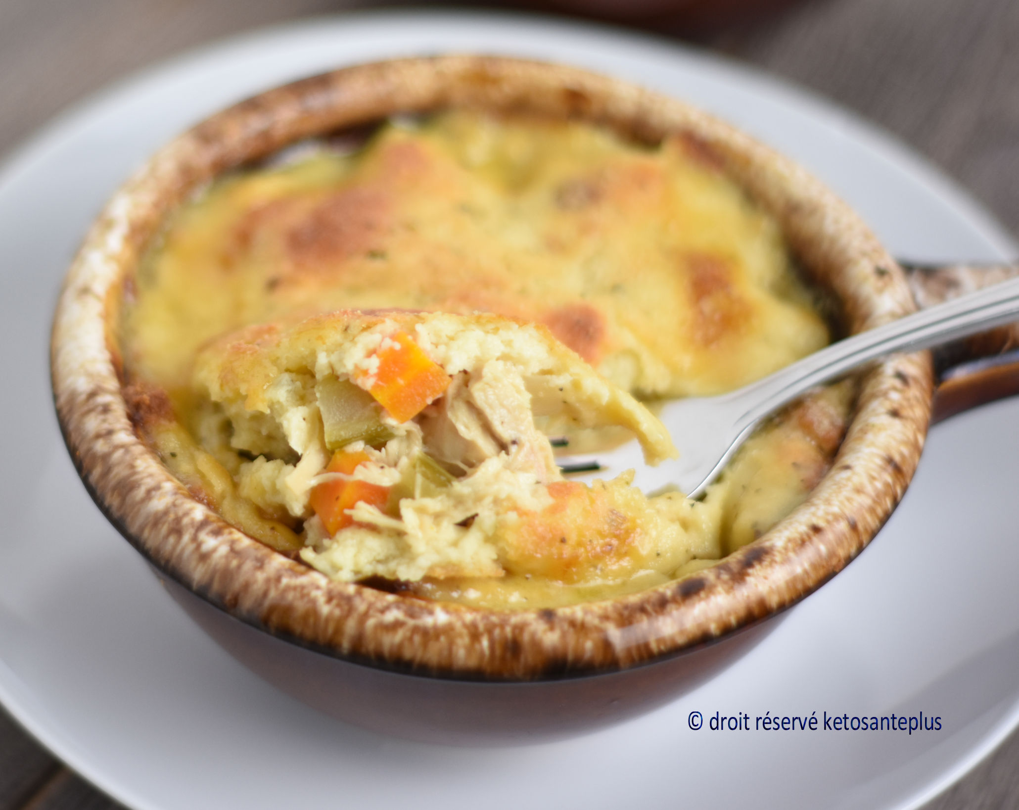 Pâté au poulet keto