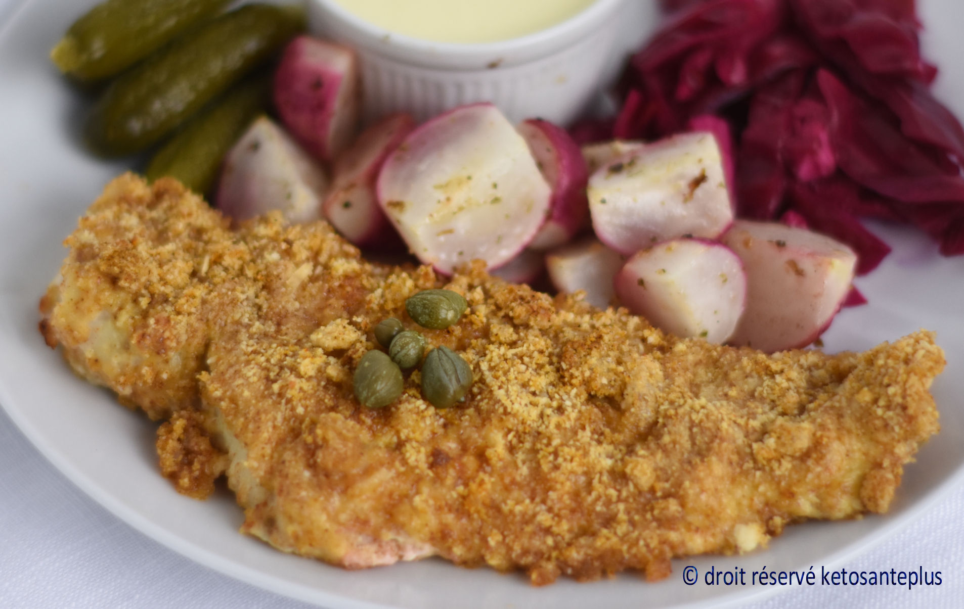 Filets de poisson panés keto