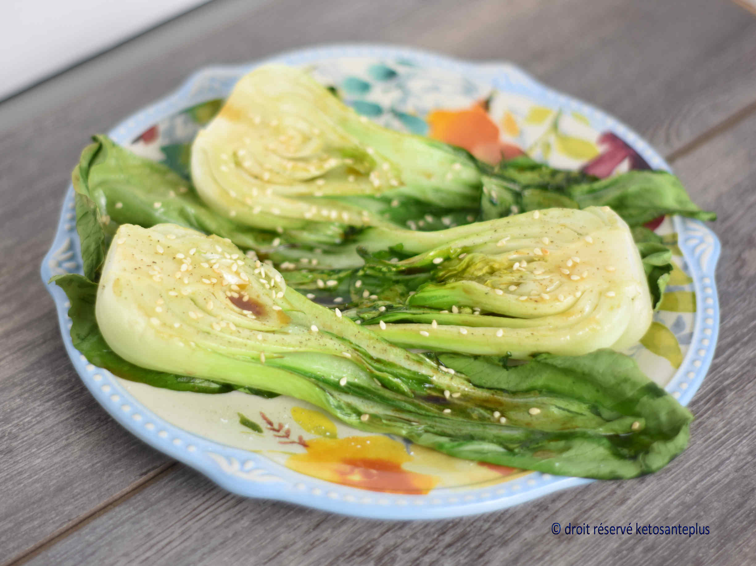 Bok choy rôti au four