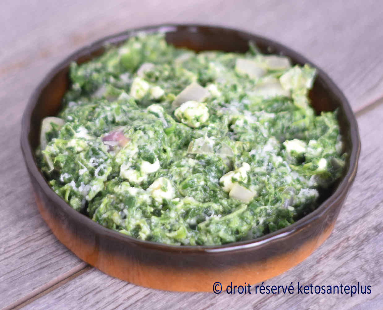 Épinards crémeux au fromage feta
