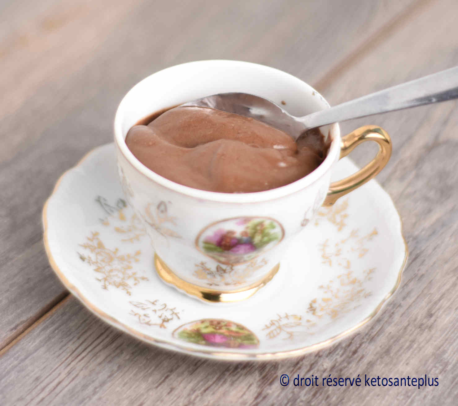 Pouding au chocolat keto