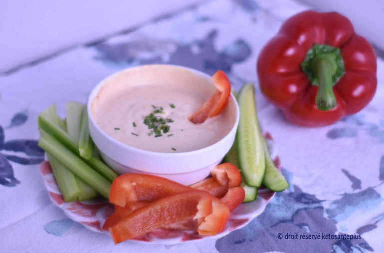 Trempette classique pour légumes keto / cétogène / LCHF