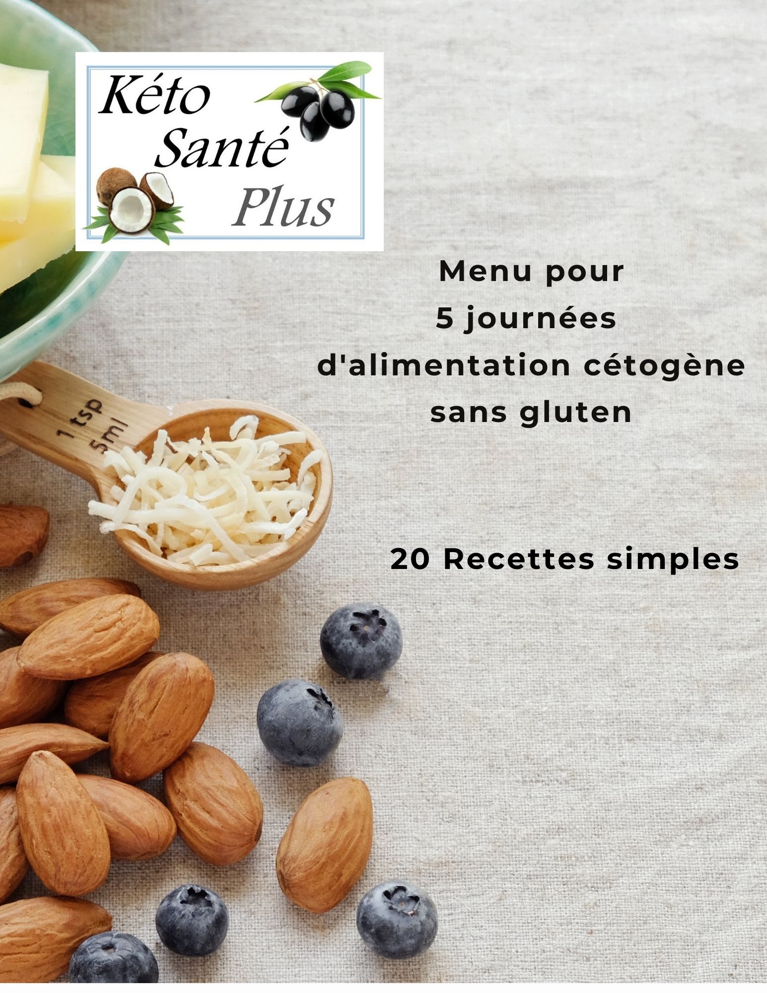 Muffins aux bleuets keto, cétogènes à la farine d’amande