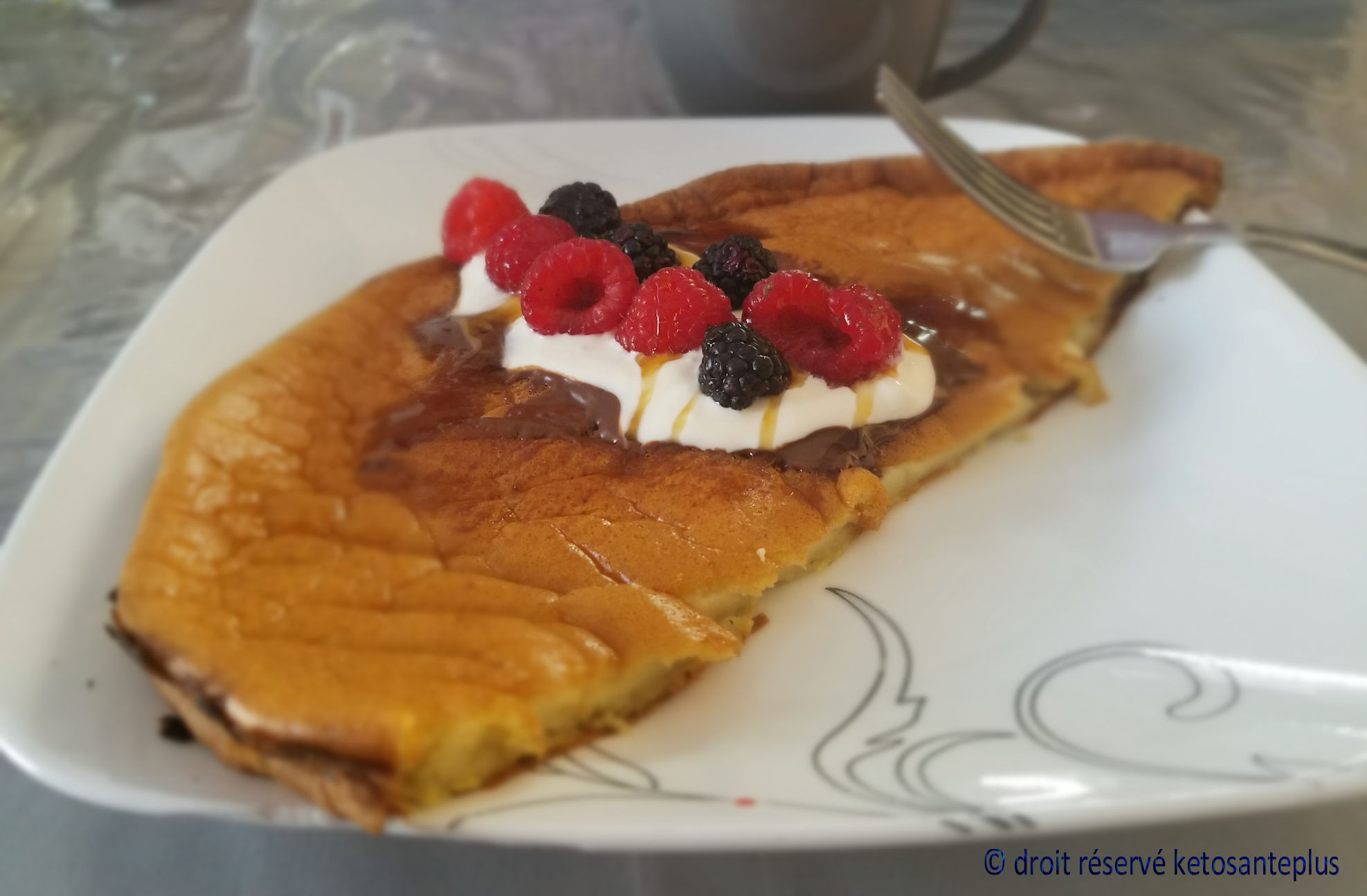 Crêpe protéinée pour 2