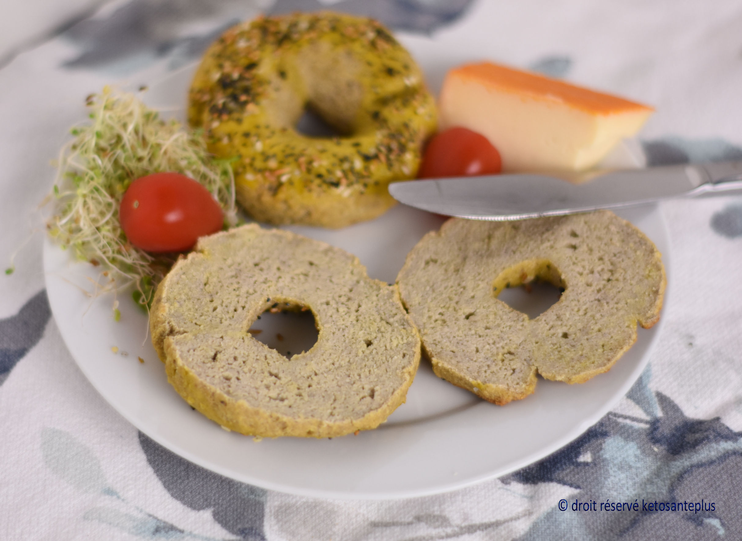 Bagel à la farine de coco