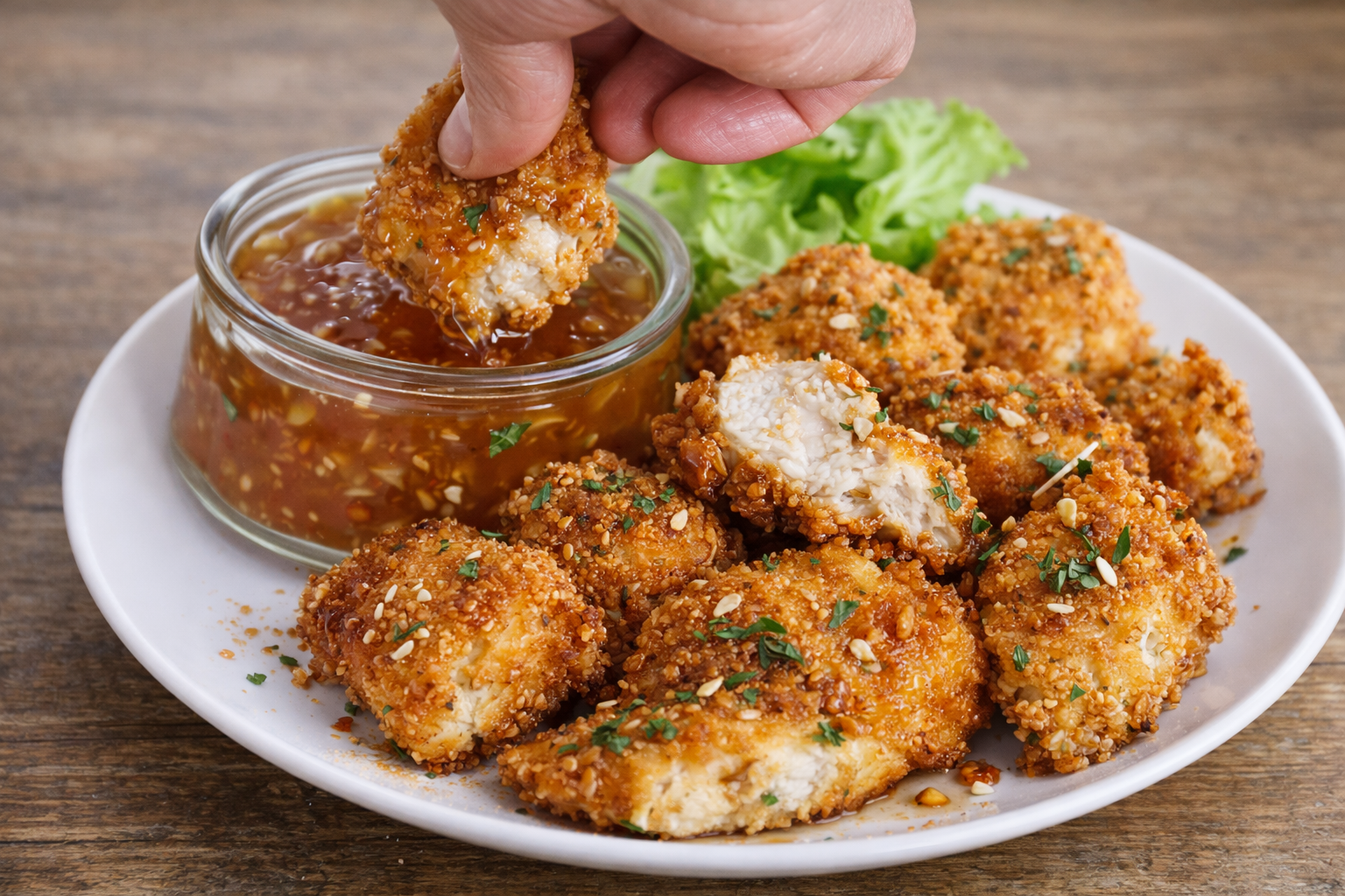 Croquettes de poulet keto