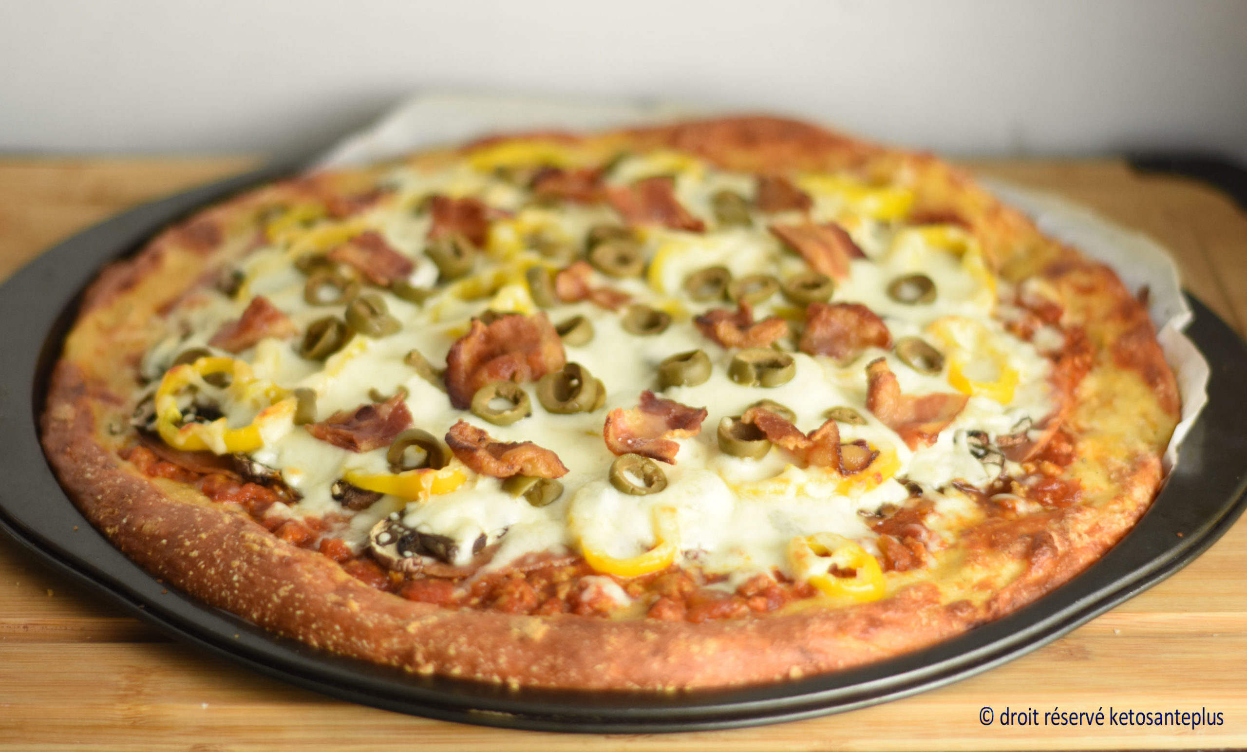 pâte à pizza keto