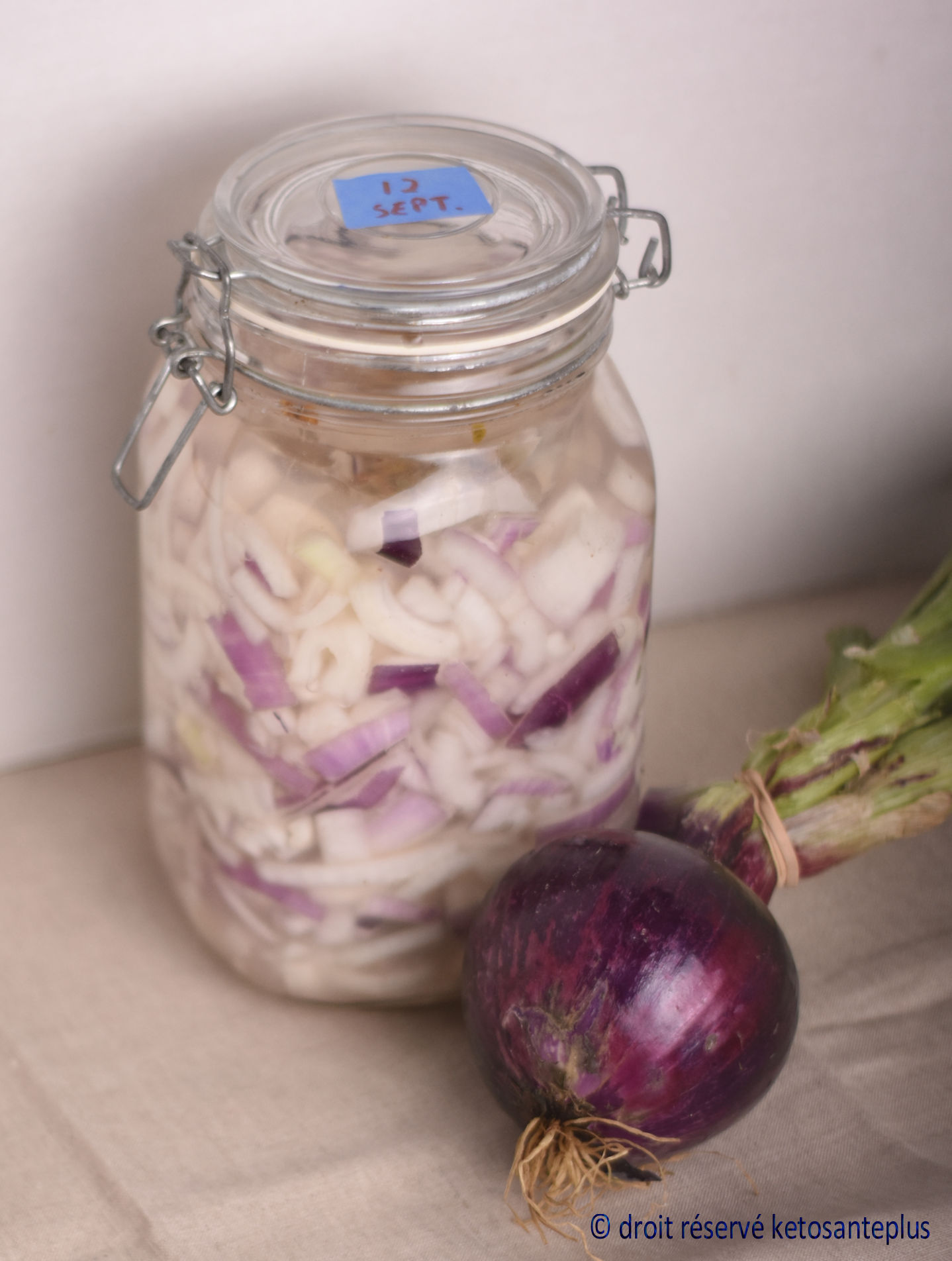 oignons lacto-fermentés