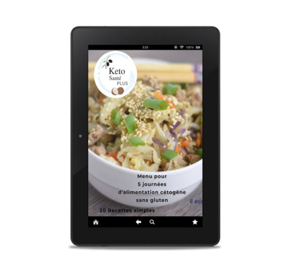 Menu pour 5 jours d'alimentation cétogène