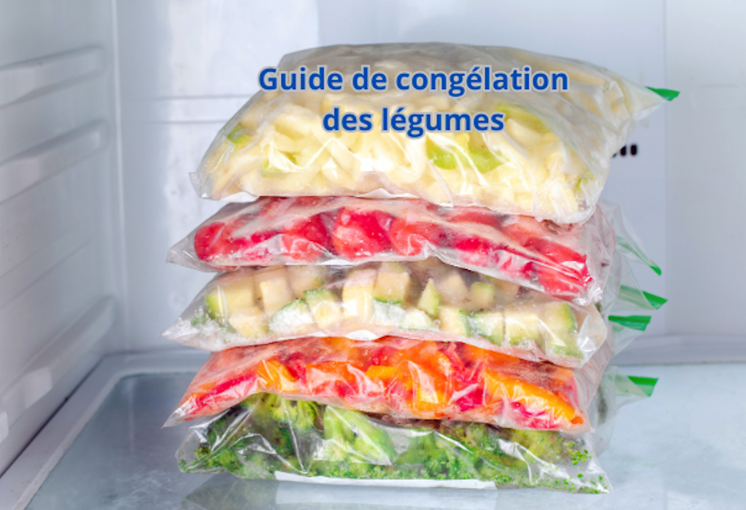 guide de congélation des légumes