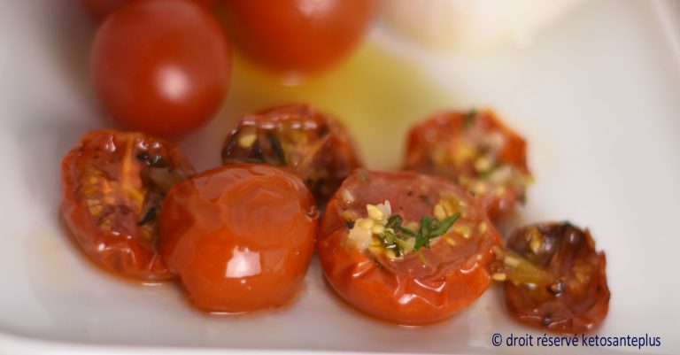 Tomates cerises confites
