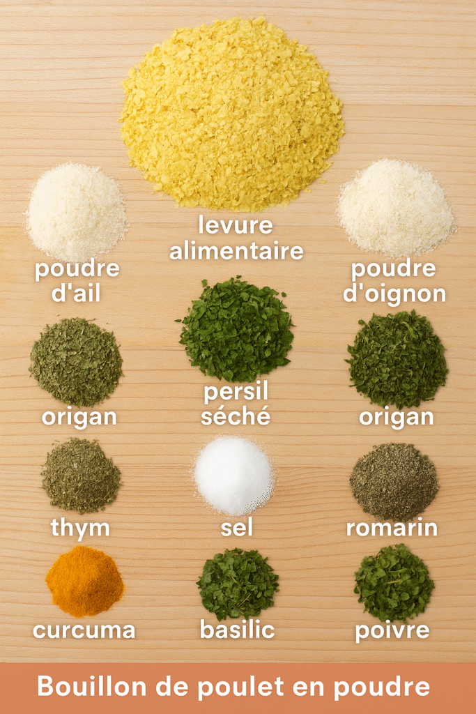 bouillon de poulet en poudre vegan