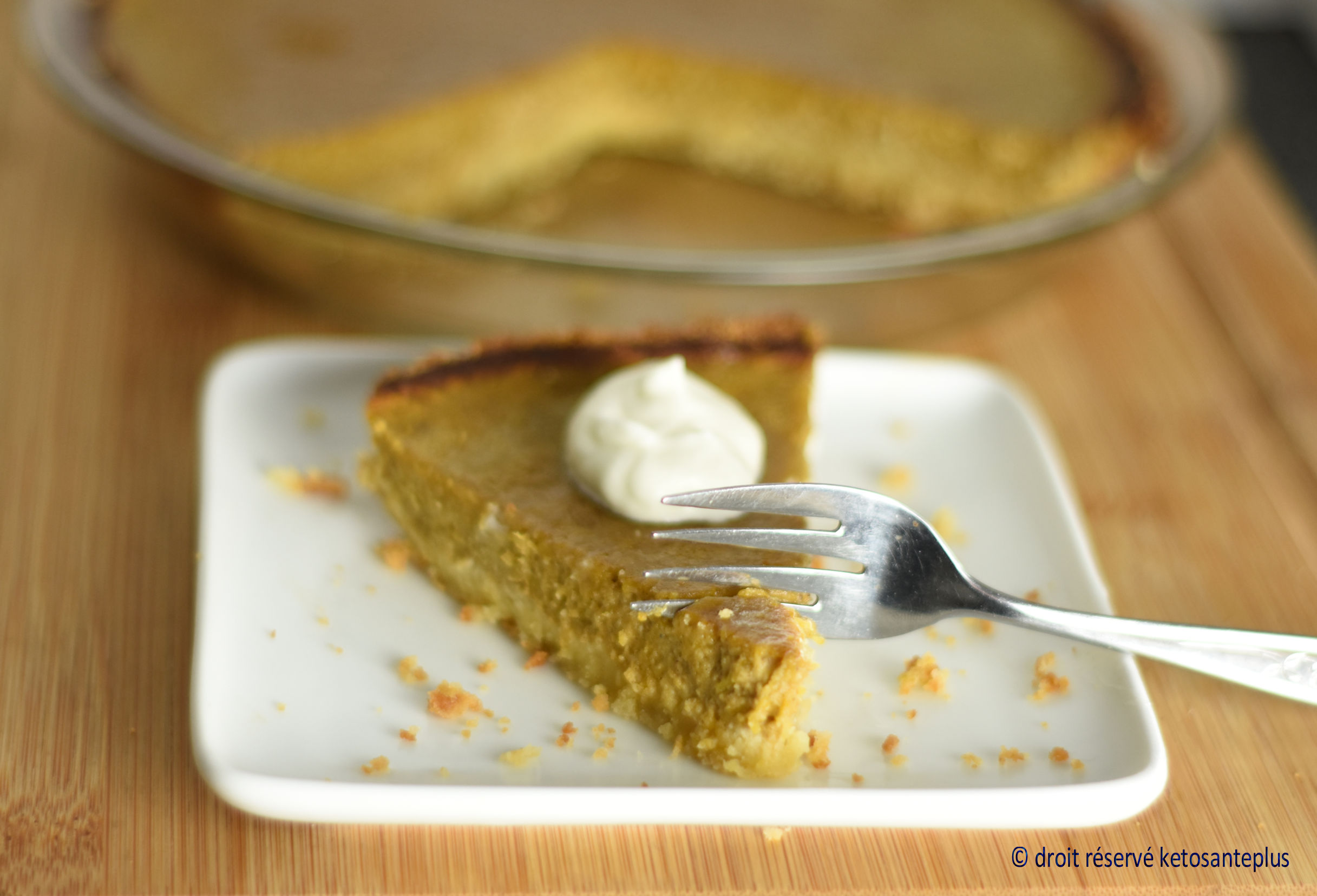 Tarte à la citrouille keto