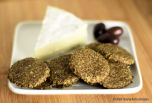 craquelins aux graines de lin et parmesan