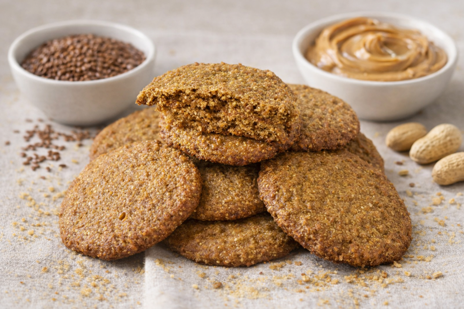 Biscuits keto aux graines de lin