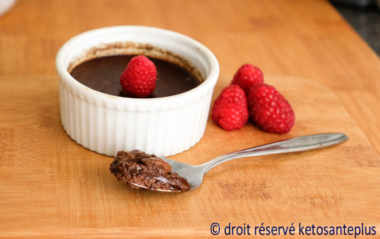 pots de crème au chocolat keto