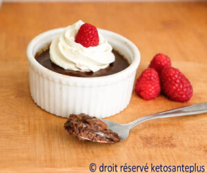 pots de crème au chocolat keto