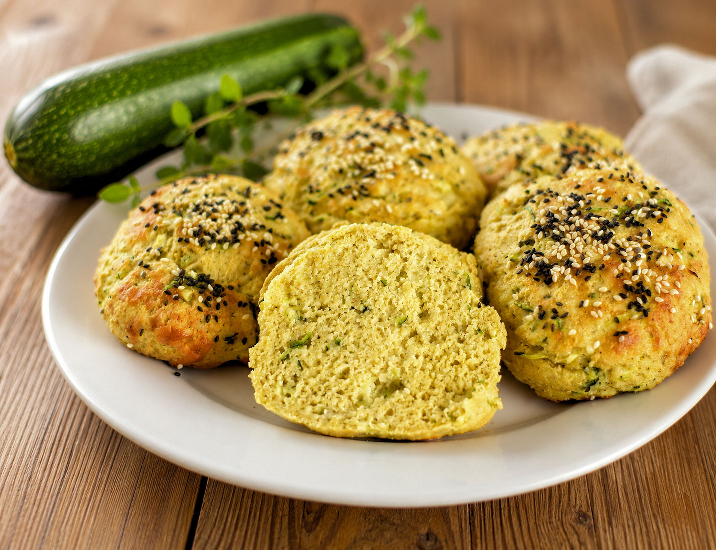 petits pains keto courgettes fromage