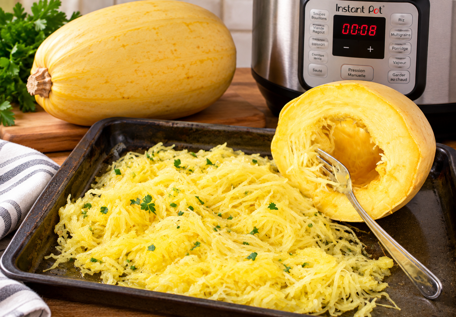 courge spaghetti Instant Pot