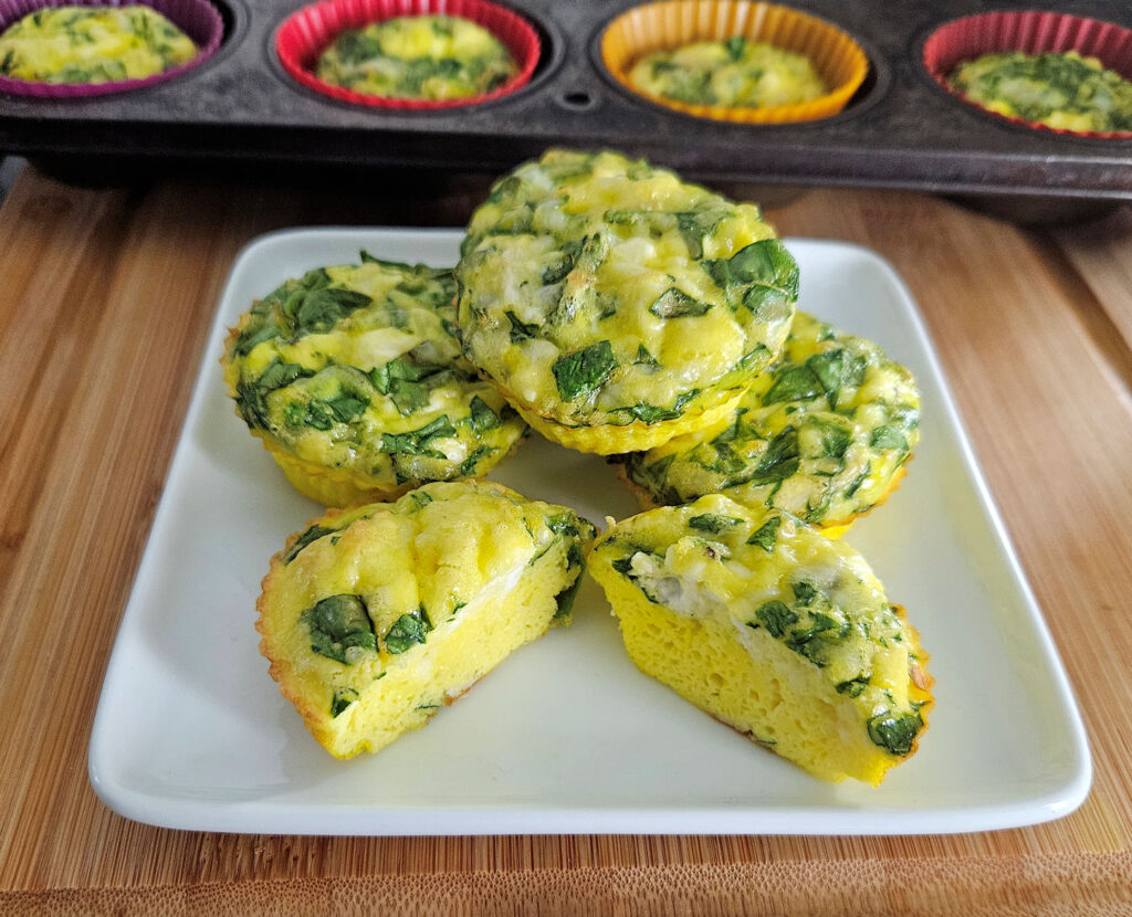 muffins oeufs feta épinards